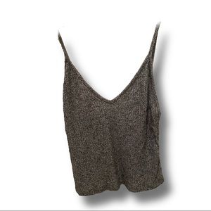 BRANDY MELVILLE GRAY CROP TOP